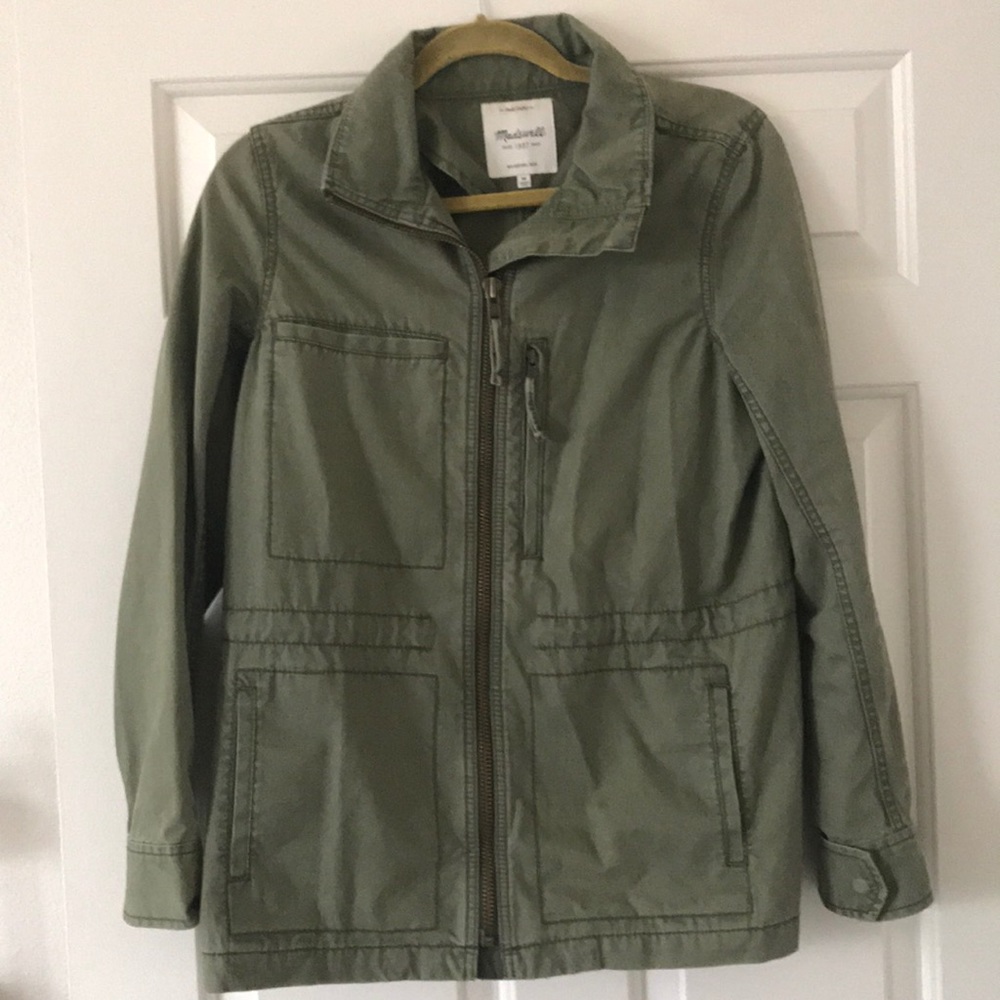 Madewell Fleet Jacket in Olive Green